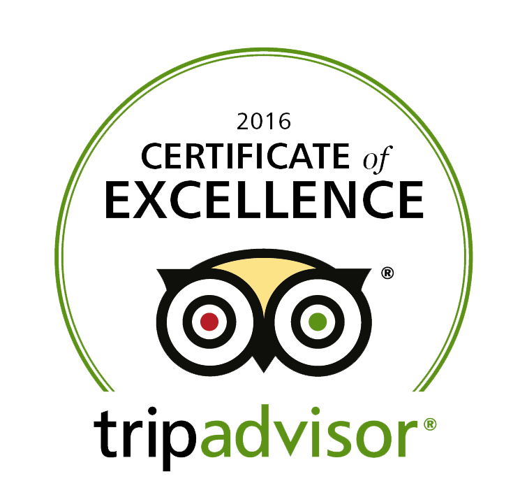 Trip Advisor Certificate of Excellence 2016 | Sarducci's Restaurant & Bar